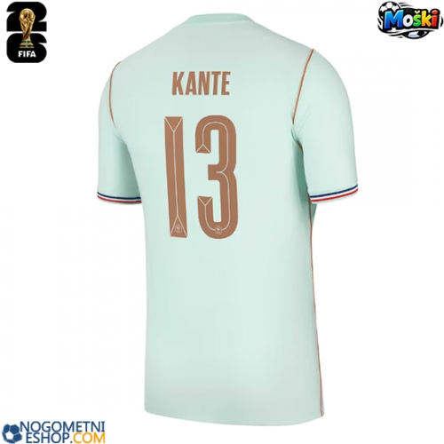 Moški Nogometni dresi Francija Kante #13 Gostujoči SP 2026 Kratek Rokav